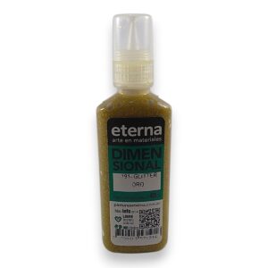 Pintura dimensional Eterna 40ml. glitter - Oro