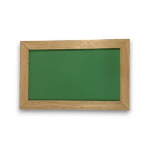 Pizarra verde con marco de madera medida ext 16x25