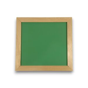 Pizarra verde con marco de madera medida ext 22x23