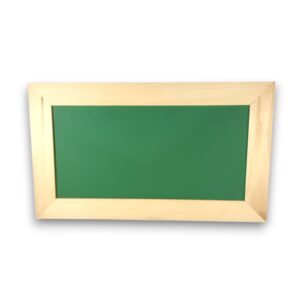 Pizarra verde con marco de madera medida ext 28x48