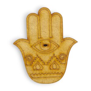 Porta sahumerios MDF 5mm. - Mano de fatima