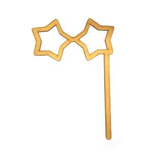 Prop para fotos MDF 3mm - Nº 7 Lentes estrellas