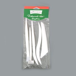 Set de estecas x5 u. plastico blanco