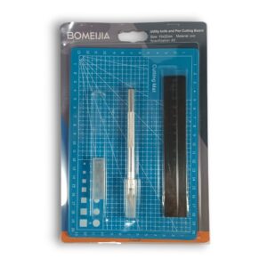 Set de corte tablero A5 cutter bisturi y repuesto