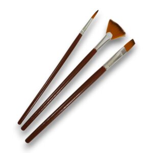 Set de pinceles sinteticos blister x3 u.