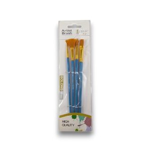 Set de pinceles sinteticos x4 u. cabo celeste
