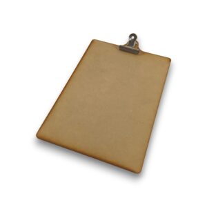 Tabla porta block sujeta papeles 15x20cm MDF 3mm