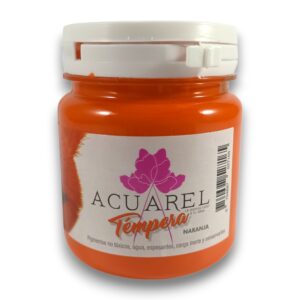 Tempera Acuarel x250gr colores tradicionales - Naranja