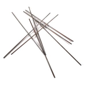 Varilla metalica para pabilo x 15 cm.