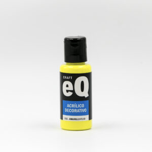 Acrilico decorativo EQarte x 50 cc. - Fluo - Amarillo