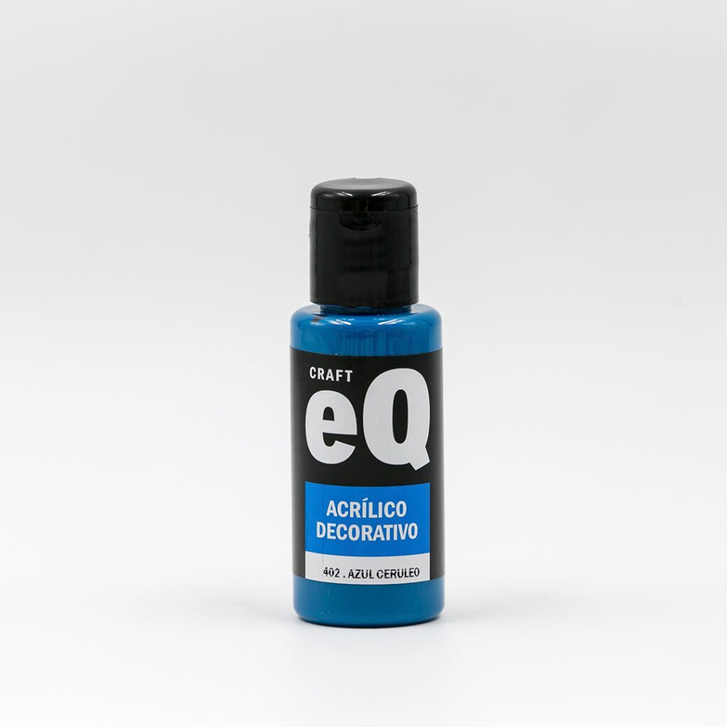 Acrilico decorativo EQarte x 50 cc. - Tradicional - Azul ceruleo ...