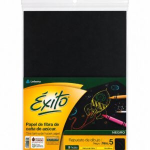 Repuesto hojas negras Exito tipo Canson N5 x5hs 120gr