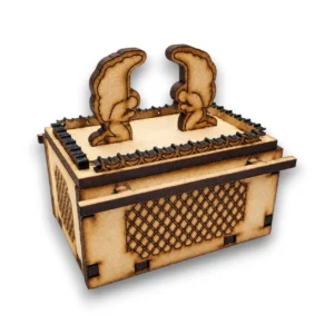 Arca del pacto 6x8cm. alianza tabernaculo MDF 3mm.