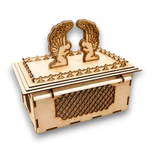 Arca del pacto 23x33cm. alianza tabernaculo MDF 3mm.