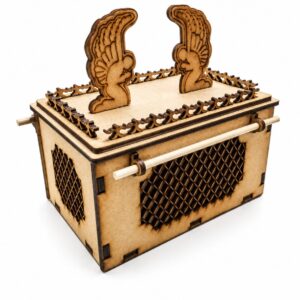 Arca del pacto 10x15cm. alianza tabernaculo MDF 3mm.