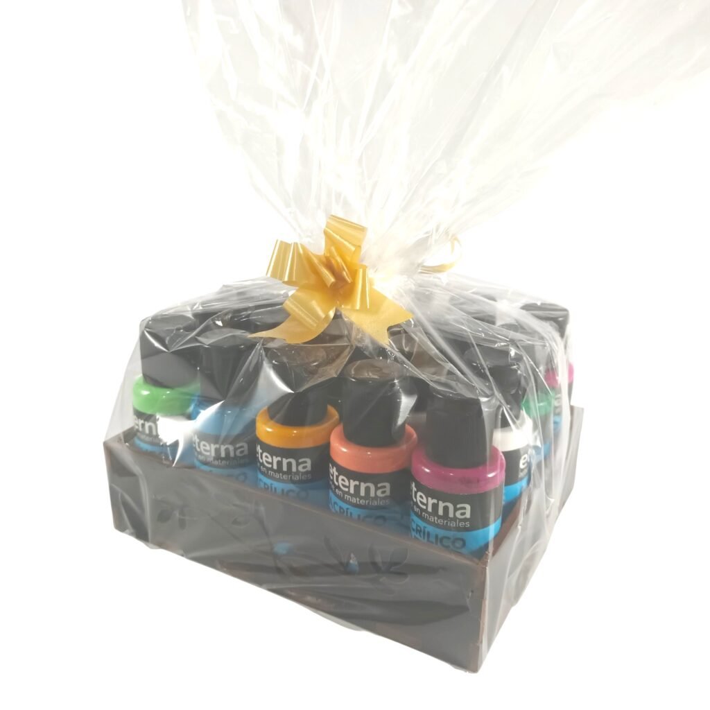 Kit acrilicos bandeja de regalo x20 u. 50ml. - Eterna