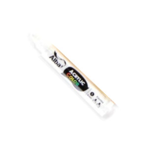 Marcador Alba Acrylic Color M 4 mm. Blanco