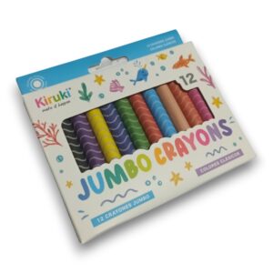 Crayones jumbo Kiruki x12 colores