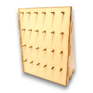 Expositor para llaveros x24 desmontable MDF 3mm.