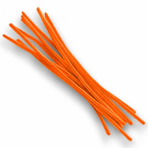 Limpia pipas x10 u. colores comunes 30cm. - Naranja