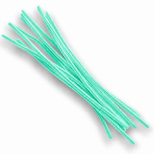 Limpia pipas x10 u. colores comunes 30cm. - Verde agua