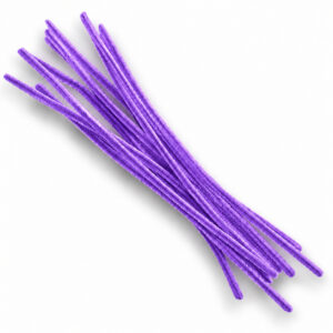 Limpia pipas x10 u. colores comunes 30cm. - Violeta