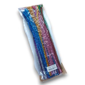 Limpia pipas x100 u. colores metalizados 30cm. - Surtido