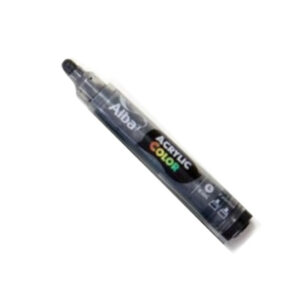 Marcador Alba Acrylic Color M 4 mm. Negro