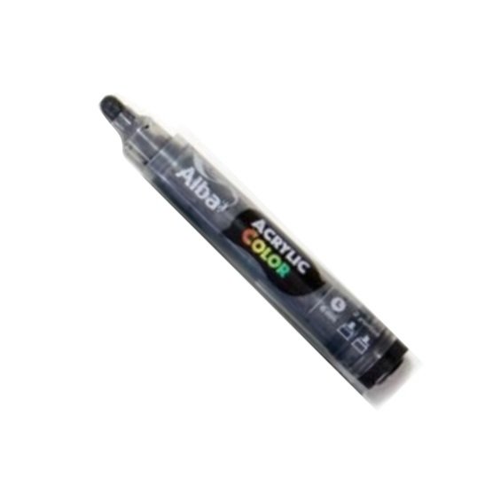 Marcador Alba Acrylic Color M 4 mm. Negro