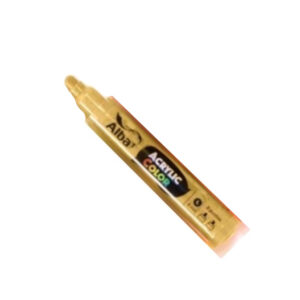 Marcador Alba Acrylic Color M 4 mm. Metalizado oro