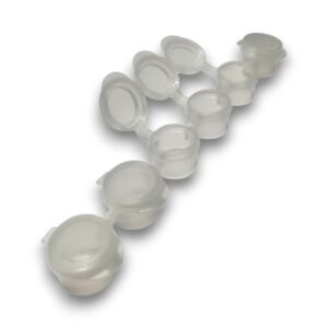 Potes mini frasco contenedor 3ml tira x6u puntillismo pintura
