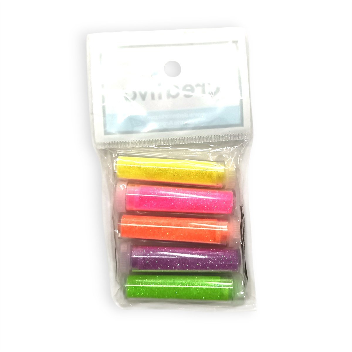 Gibre glitter tubo 5 cc. Surtido fluor x5u