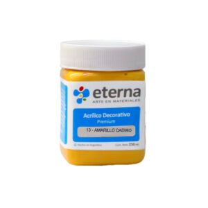 Acrilico decorativo Eterna 250ml. - Amarillo de cadmio