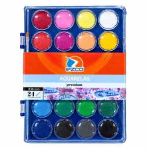 Acuarelas en pastilla Ezco x24 colores
