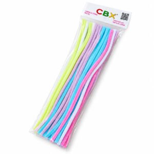 Limpia pipas x100 u. colores comunes 30cm. - Surtido pastel