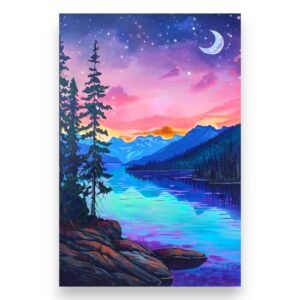 Kit pintura diamante 5d diamond painting 30x40cm 1u mod 5