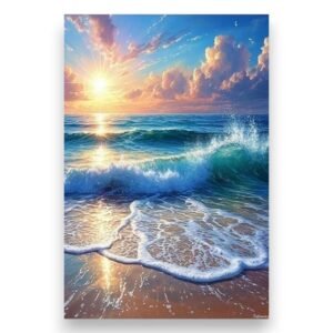 Kit pintura diamante 5d diamond painting 30x40cm 1u mod 89